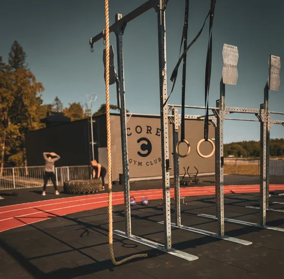 Takterrassen på Core Gym Vegastaden